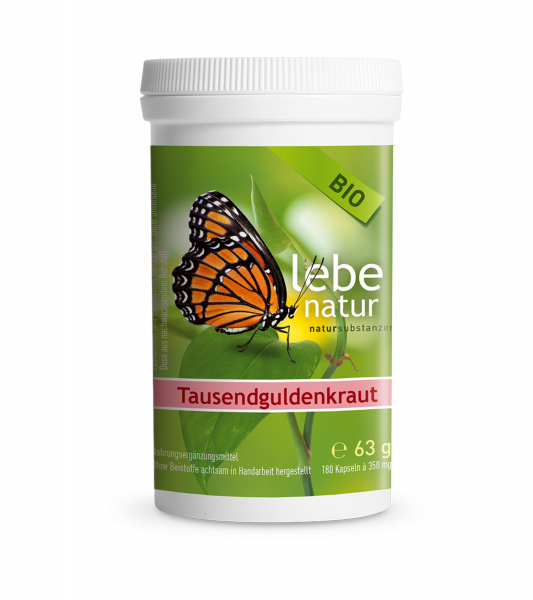 lebe natur® Tausendguldenkraut BIO 180er