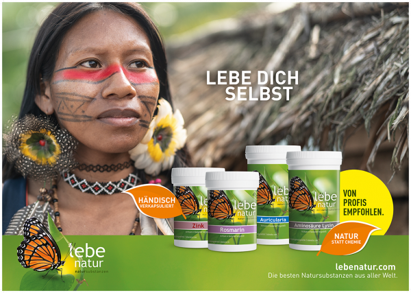 lebe natur® Plakat A3 Querformat - LEBE DICH SELBST