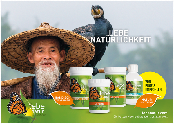 lebe natur® Plakat A2 Querformat - LEBE NATÜRLICHKEIT