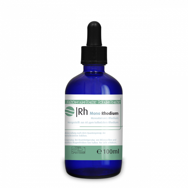 Monoatomares Rhodium (Rh) 100 ml