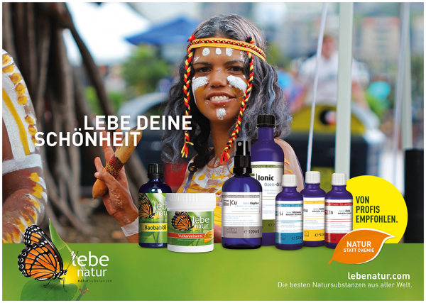 lebe natur® Plakat A3 Querformat - LEBE DEINE SCHÖNHEIT