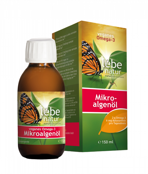 lebe natur® veganes Omega-3 Mikroalgenöl