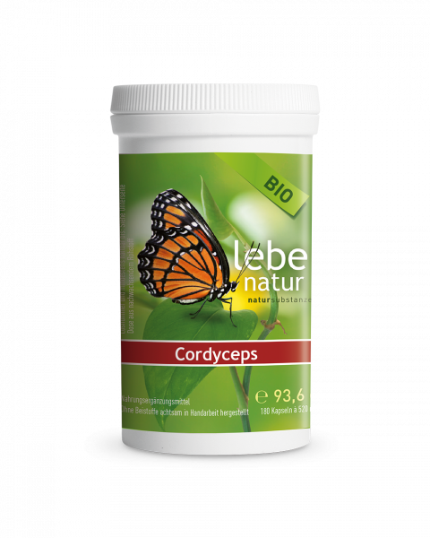 lebe natur® Cordyceps Vitalpilz BIO 180er