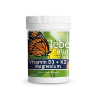 lebe natur® Vitamin D3 + K2 + Magnesium lebe natur® Vitamin D3 + K2 + Magnesium