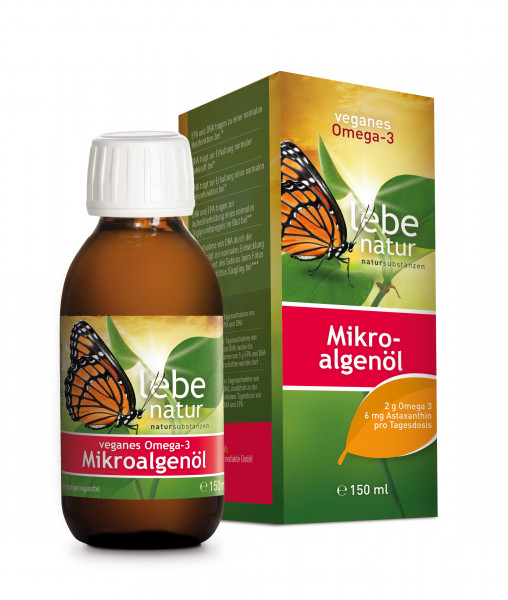 lebe natur® veganes Omega-3 Mikroalgenöl