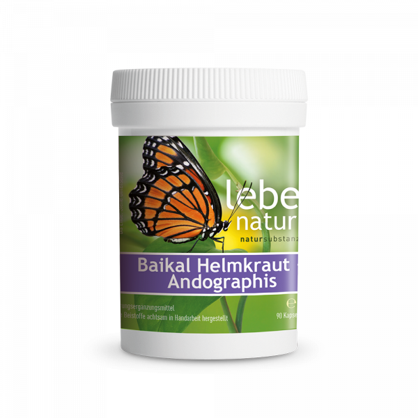 lebe natur® Baikal Helmkraut + Andrographis 90er