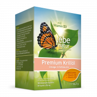 lebe natur® Krillöl Premium + Vitamin D3 + Vitamin K2 + Astaxanthin Dose lebe natur® Krillöl Premium + Vitamin D3 + Vitamin K2 + Astaxanthin Dose