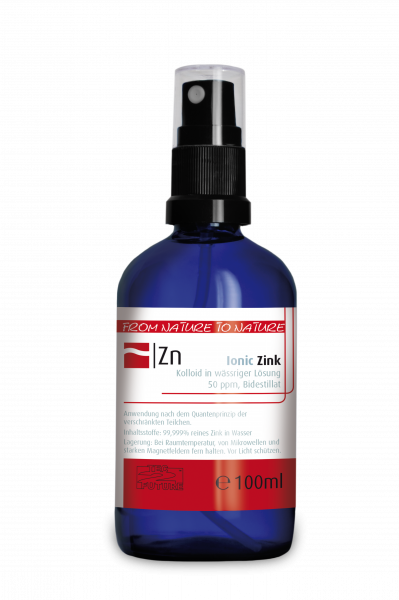 Ionic kolloid. Zink 100ml (Zn)