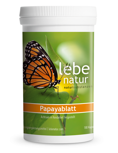 lebe natur® Papayablatt 180er