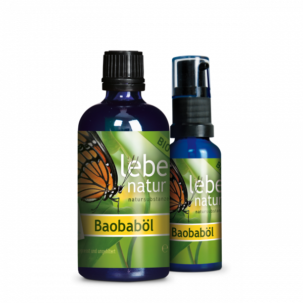 lebe natur® Baobaböl BIO Package 100 ml + 30 ml Flasche