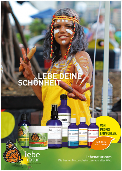 lebe natur® Plakat A3 Hochformat - LEBE DEINE SCHÖNHEIT