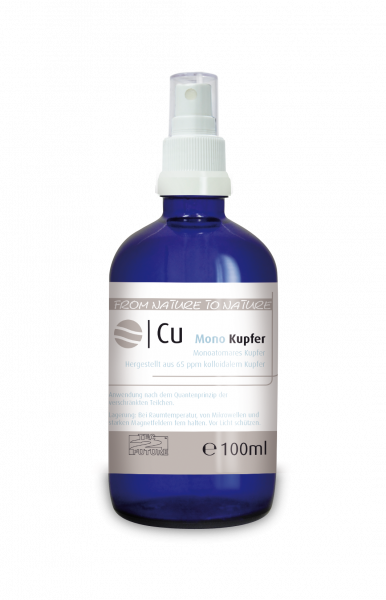 Monoatomares Kupfer 100ml (Cu)