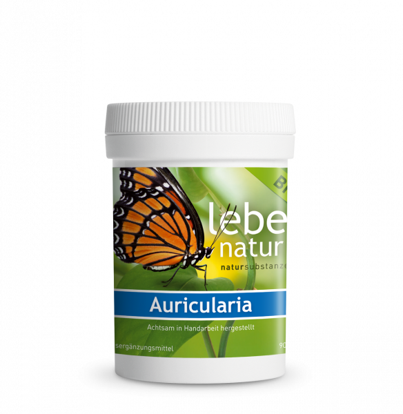 lebe natur® Auricularia auricula 90, Pilz BIO Dose