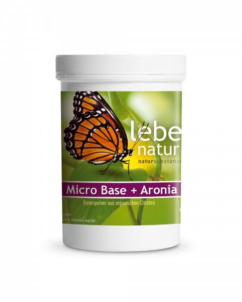 lebe natur® Micro Base + Aronia Basenpulver 360 g